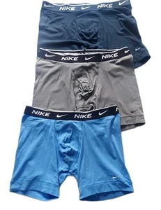 Nike 3 pares de calzoncillos boxer Dri Fit de algodón con agujero de mosca talla mediana NUEVO - Imagen 1 de 6