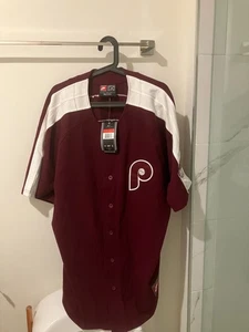 Mike Schmidt Nike Philadelphia Phillies jersey men's Large NWT NEW - Picture 1 of 5