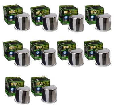 HF204C Oil Filter - Chrome - 10 Pack - Image 1 of 3