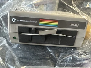 Vintage Commodore Floppy Disk Drive Model 1541 Powers On New No Box Just Unit - Picture 1 of 7