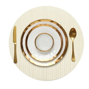 FunWheat Placemats Set of 6 Vinyl Washable Place Mats for Dining Table Durabl... - Picture 1 of 6