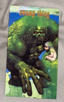 Карта DC SkyBox 1994 Vertigo 1 Болотная тварь нарисована Саймоном Бисли - Изображение 1 из 2