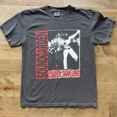Soundgarden Louder Than Love MODERN Faded T-shirt Black/Red - Image 1 of 4