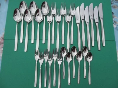 WMF Besteck Frankfurt Cromargan 30 - teiliges Besteckset 6 Personen 60er-Jahre - Bild 1 von 4