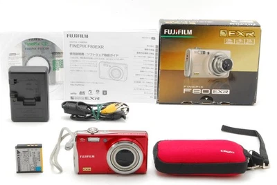 [ECX+5 in BOX]Fujifilm FinePix F80EXR Red Digital Camera12.0MP From JAPAN - Image 1 of 4