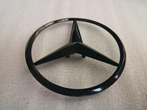 Gloss Black Rear Boot Emblem Star Badge For Mercedes New ML W166 A1668170016 - Picture 1 of 2