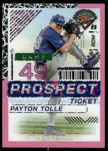 2024 Panini Prospect Edition BIGLIETTO PAYTON GRANDE ROSA VELOCITY PROSPECT /79 #80 - Foto 1 di 2