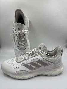 Adidas Web Boost Weiß Silber Metallic GZ0934 Low Top Sneaker Schuhe Herren Größe 13 - Bild 1 von 17