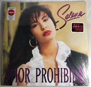 Selena / Amor Prohibido / US 33rpm Translucent Pink Vinyl LP  / Mint Sealed! - Picture 1 of 10