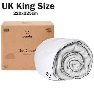 Piumino Panda The Cloud bambù 10,5 tog tutte le stagioni letto king size Regno Unito misura 220x225 cm - Foto 1 di 9