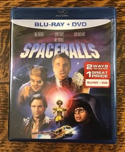 Spaceballs Blu-ray + DVD 1987 Mel Brooks John Candy Rick Moranis New Sealed - Imagen 1 de 2