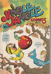 JINGLE JANGLE #17-OCT 1945-GEORGE CARLSON ART-CAPT TOOTSIE-FAMOUS FUNNIES - Picture 1 of 2