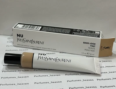 YSL Bare Look Tint Foundation Makeup Hybrid - Nu 7 - 1 oz / 30 ml  With Box - Image 1 of 3