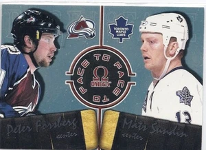 1998-99 PACIFIC OMEGA FORSBERG SUNDIN FACE TO FACE - Picture 1 of 1