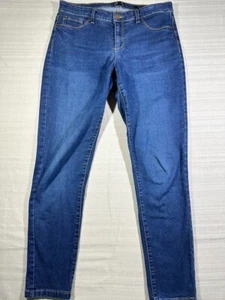 Jones New York Damen Gr. 12 Essex Skinny dunkle Waschung Jeans #498 - Bild 1 von 11