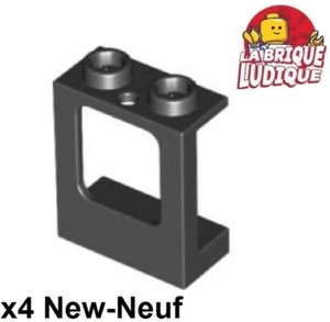 Lego 4x window fenêtre 1x2x2 Plane Single glass noir/black 60032 NEUF - Imagen 1 de 1