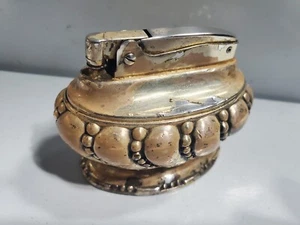 Vintage funktionierendes Ronson Krone Silber Tischfeuerzeug 5201/13 - Bild 1 von 7
