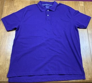 St. John’s Bay Heritage Pique Polo Herren Gr. XL Lila %100 Baumwolle - Bild 1 von 5