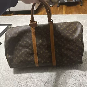 Rare Louis Vuitton Keepall 50 Travel Bag, 1988 FC884 - Picture 1 of 19
