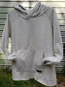 Felpa pullover Donna Media Michigan Felpa Con Cappuccio Crema Coriandoli Ricamati - Foto 1 di 7