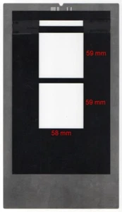 Film holder for Imacon/Hasselblad Flextight scanners, 6x6x2 for single 6x6 frame - Picture 1 of 3