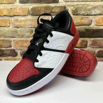 Nike Air Jordan Nu ретро 1 низкий мужской Чикаго красный черный туфли кроссовки размер 10, 12 - Изображение 1 из 4