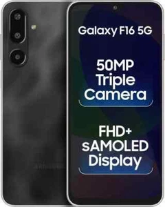Samsung Galaxy F16 5G (Black 4GB RAM 128GB ) Dimensity 6300 Global Version. - Picture 1 of 5