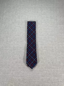 Corbata Tommy Hilfiger para hombre a cuadros rojos clásica nueva precio de venta sugerido por el fabricante $69.50 - Imagen 1 de 2