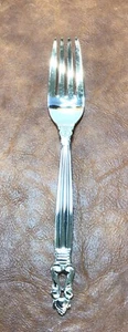Towle Stockholm 18/10 Stainless Steel Salad Dessert Fork - Picture 1 of 10