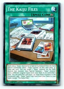 The Kaiju Files - Mint / Near Mint Condition YUGIOH Card - Picture 1 of 1