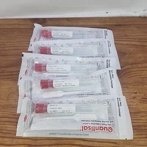 5 Quantisal Oral Fluid Saliva Collection Devices BLUE QS-0025 LAB RESULTS ONLY - Picture 1 of 9