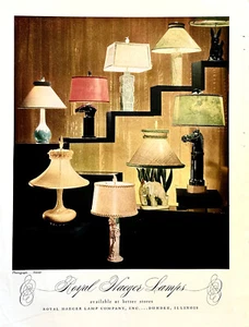 1948 Ad Royal Haeger Lamp Co Dundee IL 9 3/4 X 12 3/4 Inches - Picture 1 of 1