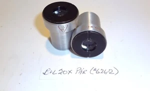 BAUSCH & LOMB  (B&L) PAIRED 20X WF EYEPIECES **NICE PAIR** (626-2) - Picture 1 of 7