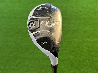 Snake Eyes Golf 695 (5) HYBRID 24* Right Handed Graphite Grafalloy Stiff Used - Image 1 of 4