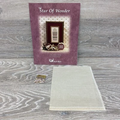 Just Nan Cross Stitch Pattern Star of Wonder JNCPS10 with Embellishments - Image 1 of 4