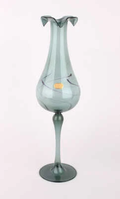 Vase mundgeblasen Studioglas Höhe 31,5 cm - Bild 1 von 3