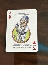 2007 Hero Decks Detroit Tigers Playing Card -Darrell Evans-