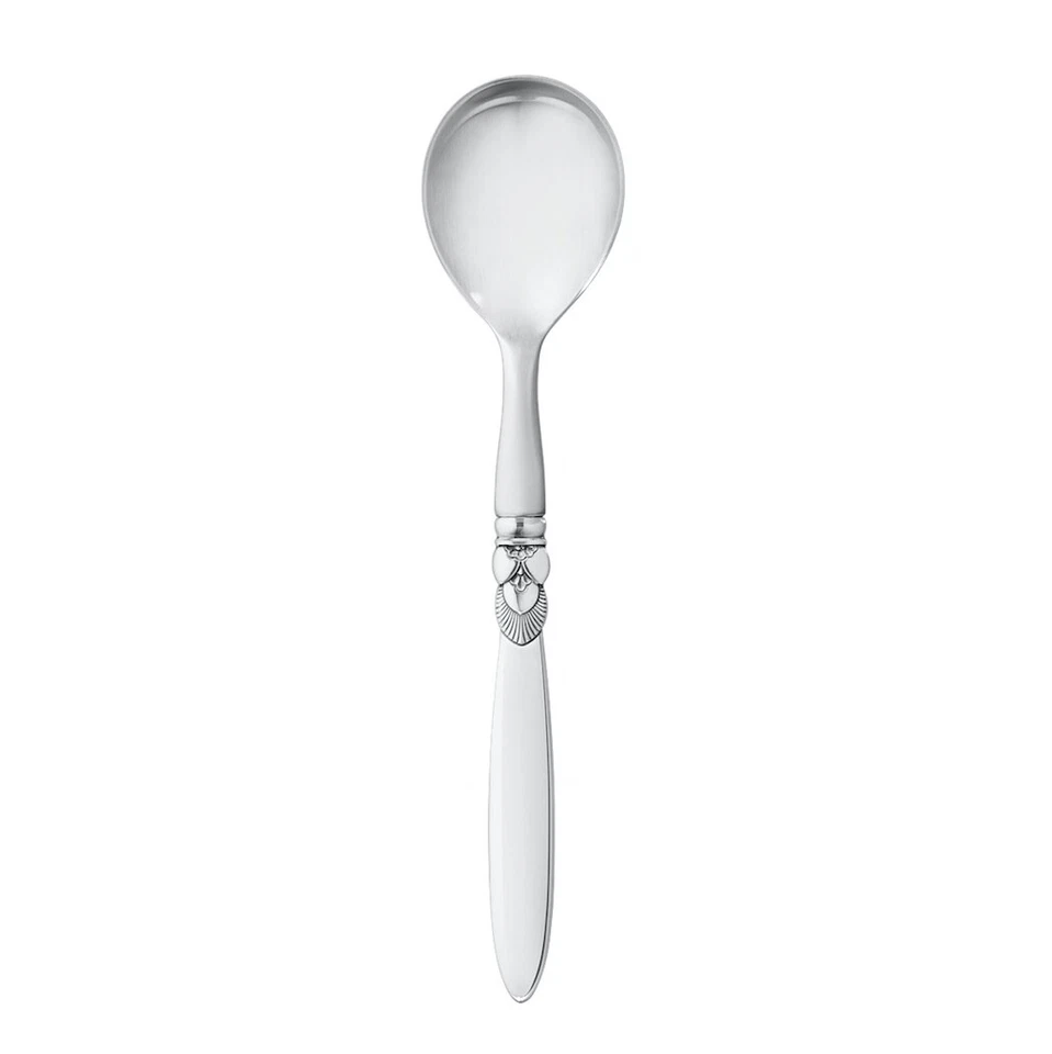 Georg Jensen. Cuchara para servir ensalada de plata de ley 432 - cactus / cactus. Foto 1 de 1