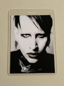 Marilyn Manson 2012 European Tour Laminated Backstage Pass Meet & Greet VIP RARE - Picture 1 of 3