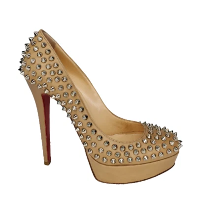 Christian Louboutin Mujer Nappa Bianca Picos 140 Plataforma Tacones EU 38 US 8 Foto 1 de 4