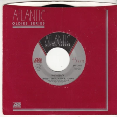 CROSBY, STILLS, NASH & YOUNG - WOODSTOCK - MINT REISSUE 45 - UNPLAYED NEW - Image 1 of 2