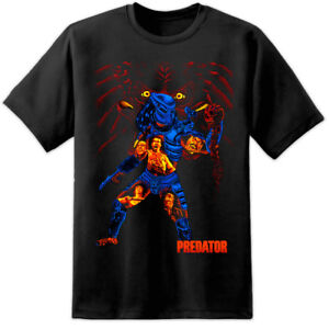 Męski klasyczny t-shirt myśliwy predator Aliens Nostromo Xenomorph Weyland Yutani