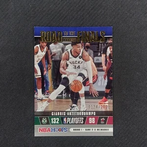2021-22 Panini NBA Hoops Road to the Finals #9 Giannis Antetokounmpo /2021 Bucks - Bild 1 von 10