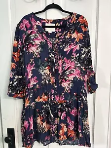 ANTHRO MAEVE MULTI-COLOR FLORAL DRESS SIZE: XL - Picture 1 of 5
