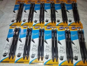 12 NIP Bic Gel-ocity Retractable Gel Pen Black Ink Medium 0.7 mm Smooth Writing - Picture 1 of 1