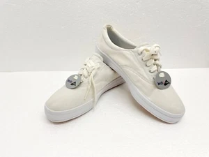 Keds Canvas mit Lycra Damen-Schnürsneaker weiß US-Größe 7 - Bild 1 von 10