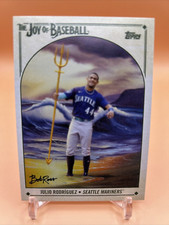 2023 Topps X Bob Ross JULIO RODRIGUEZ Image Variation SP Card #43 - Mariners