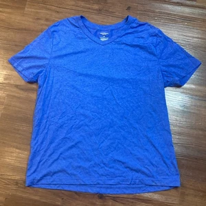 Camisa Arizona Jean Co Para Hombres XL Azul Marino Cuello en V Repreve Poliéster Reciclado Algodón - Imagen 1 de 10