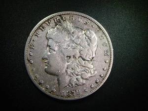 BEAUTIFUL BRIGHT EF DETAIL 1878-S MORGAN SILVER DOLLAR 90% SILVER M-834 - Picture 1 of 5