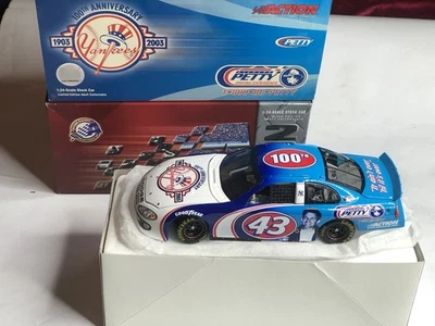 Richard Petty #43 Yogi Berra #8 NY Yankees 100th Anniversary 2003 Intrepid 1:24 - Image 1 of 4
